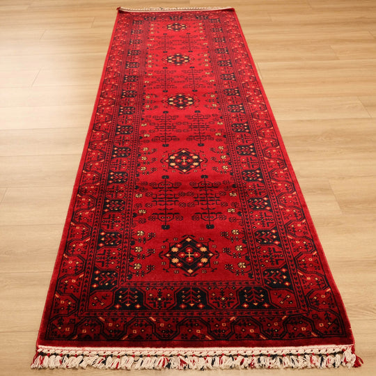 Nostalgia Afghan Design Machine Woven Carpet