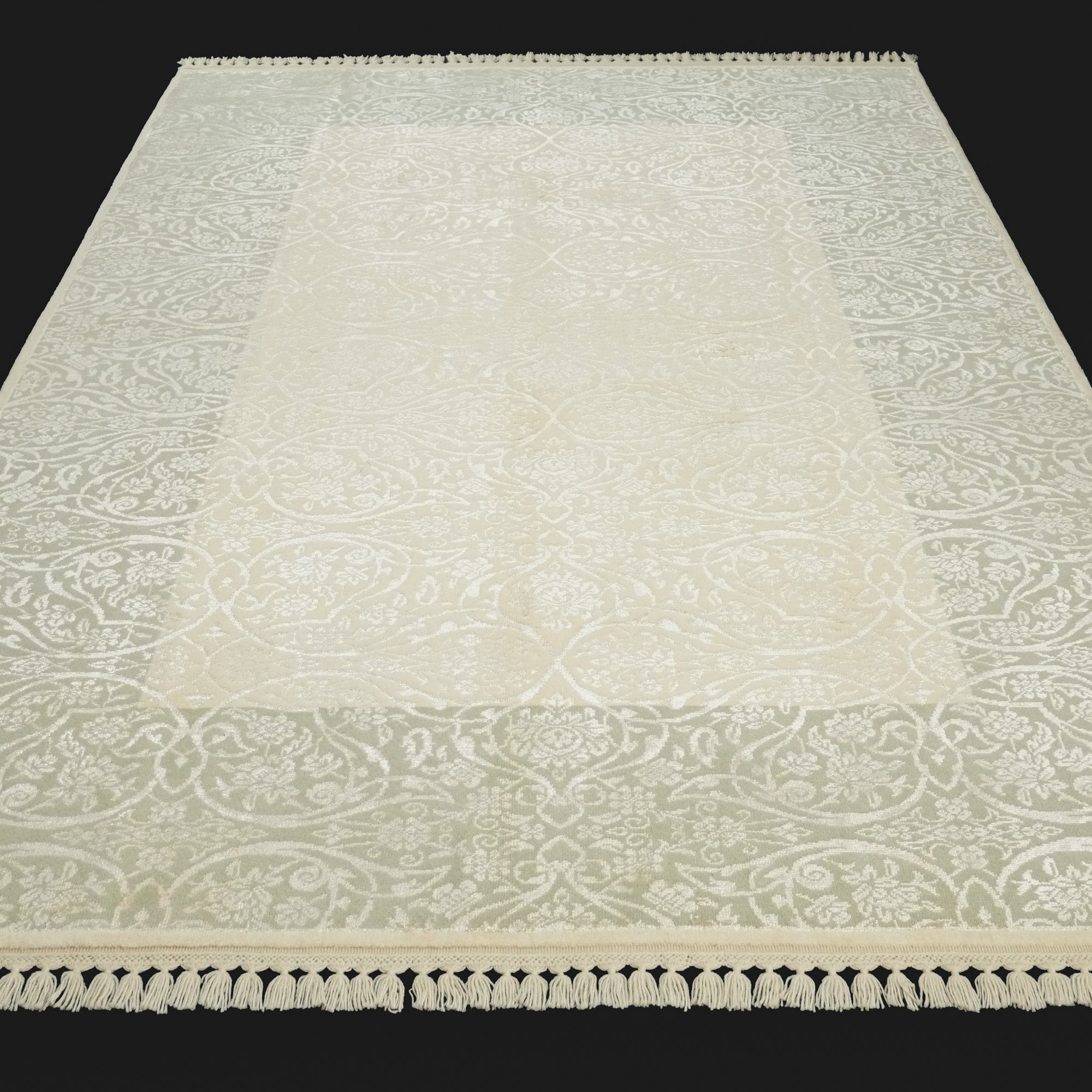 Frame Design Hand Woven Carpet