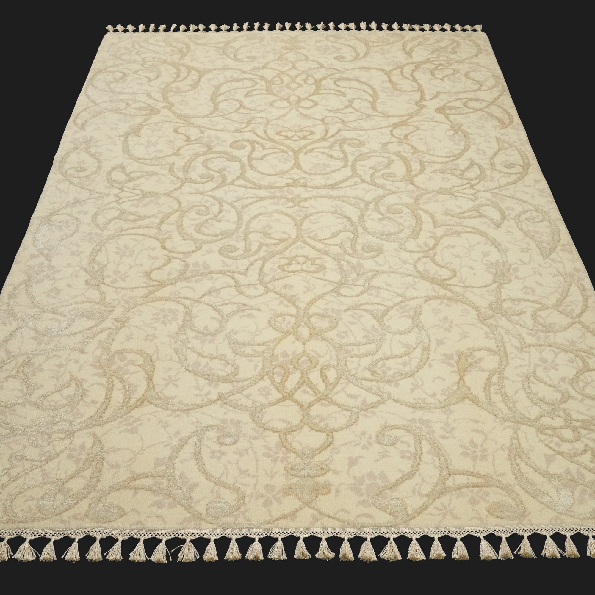 Floral Design Hand Woven Carpet