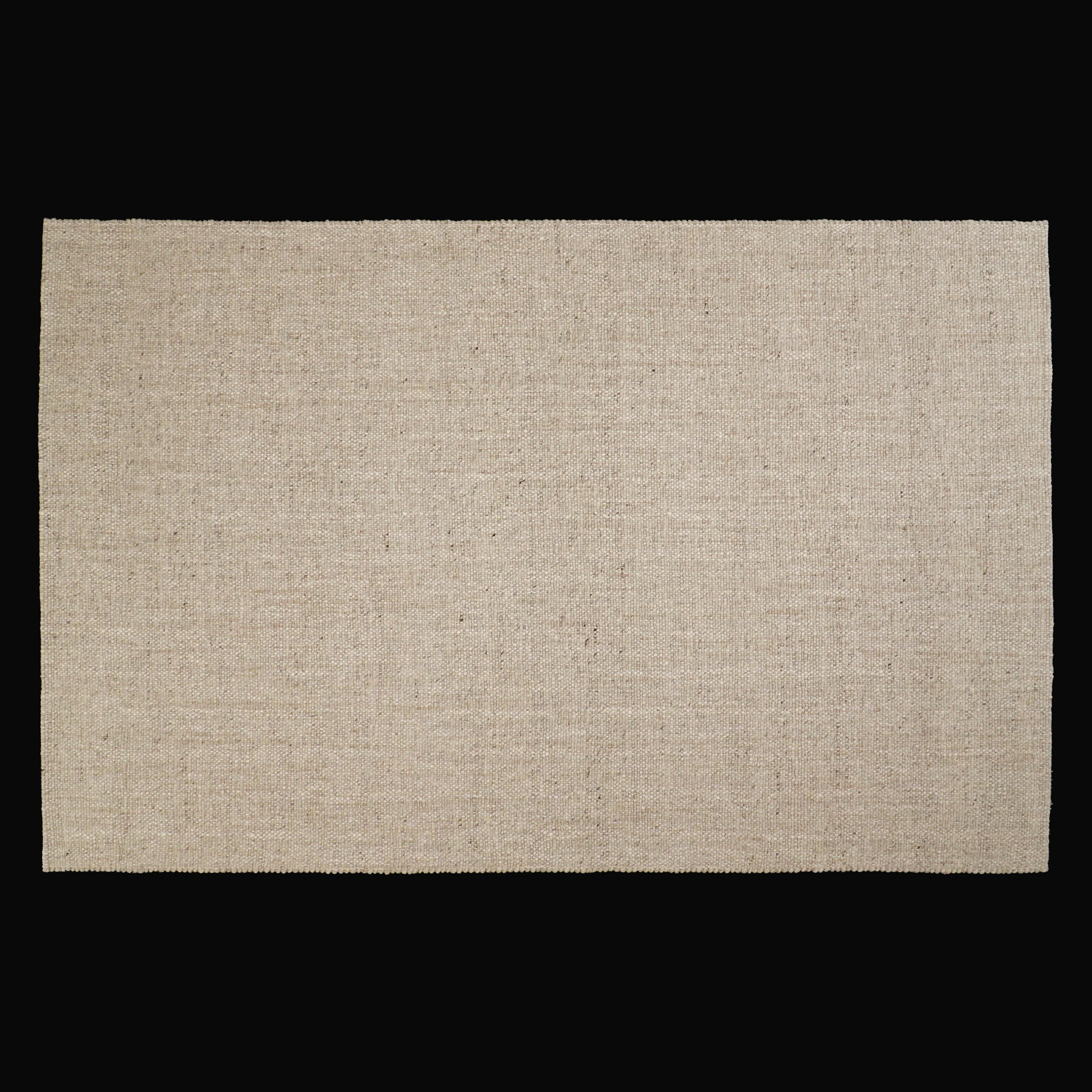 Hand Woven Plain Patterned Wool Grey Carpet