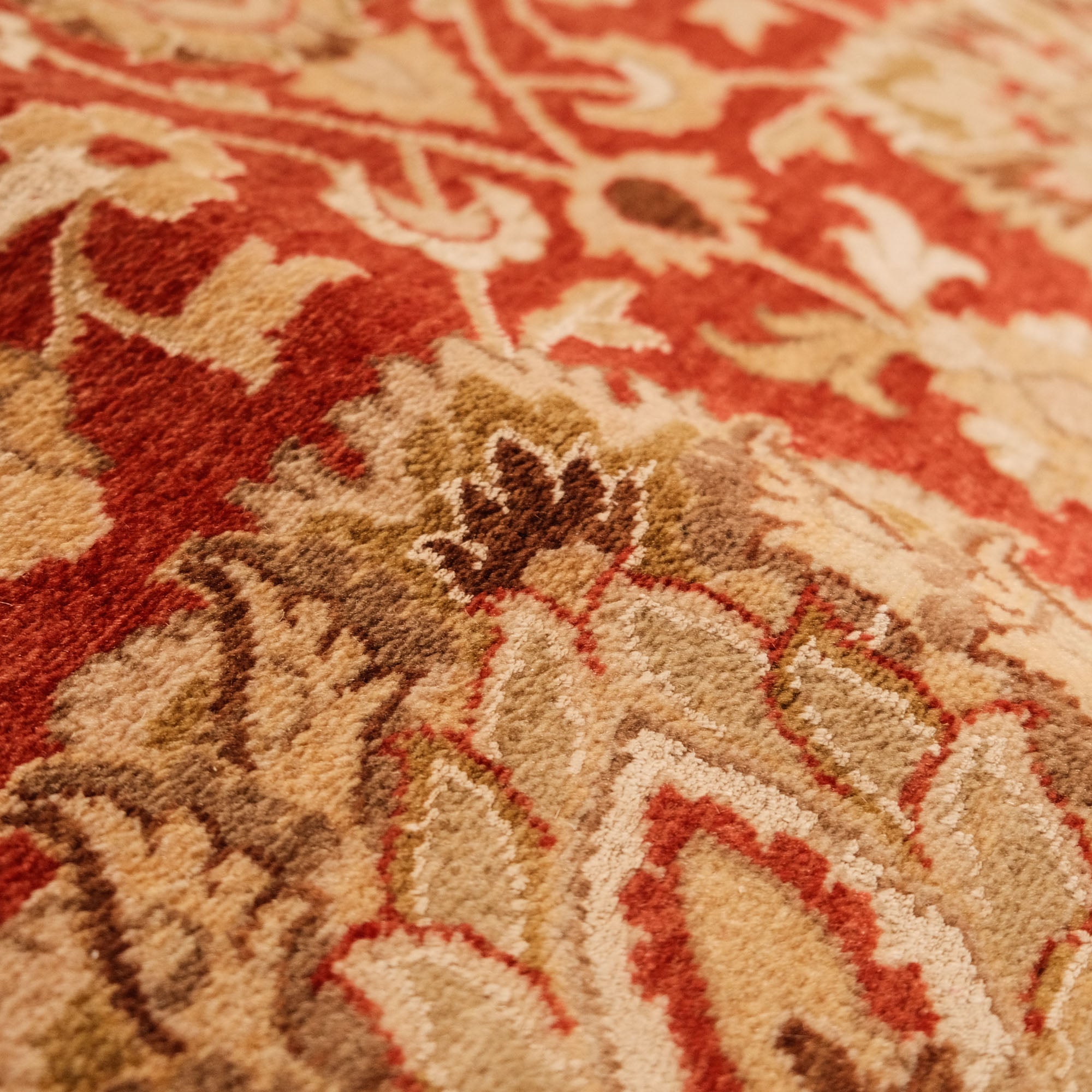 Oushak Design Hand Woven Carpet