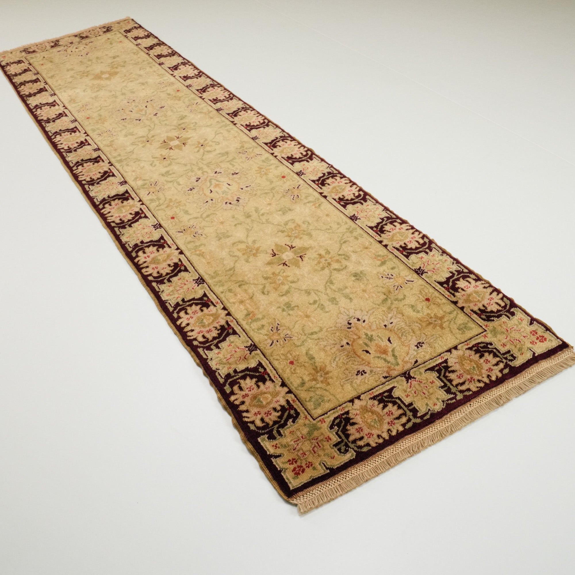 Harem Series Handwoven Brown Uşak Patterned Rug