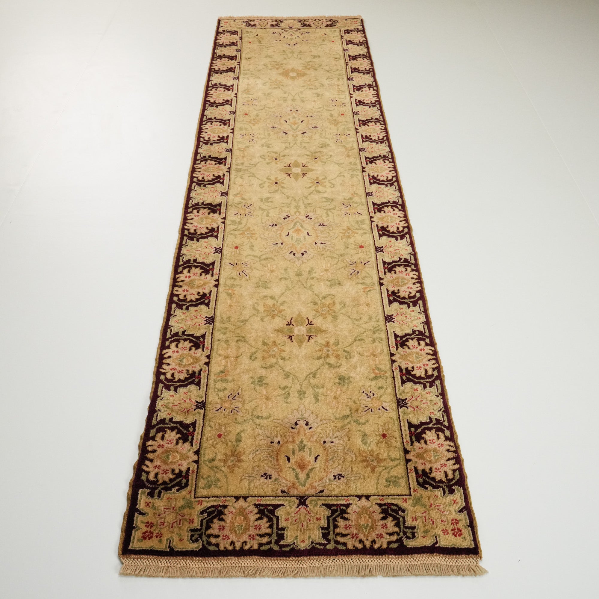 Harem Series Handwoven Brown Uşak Patterned Rug