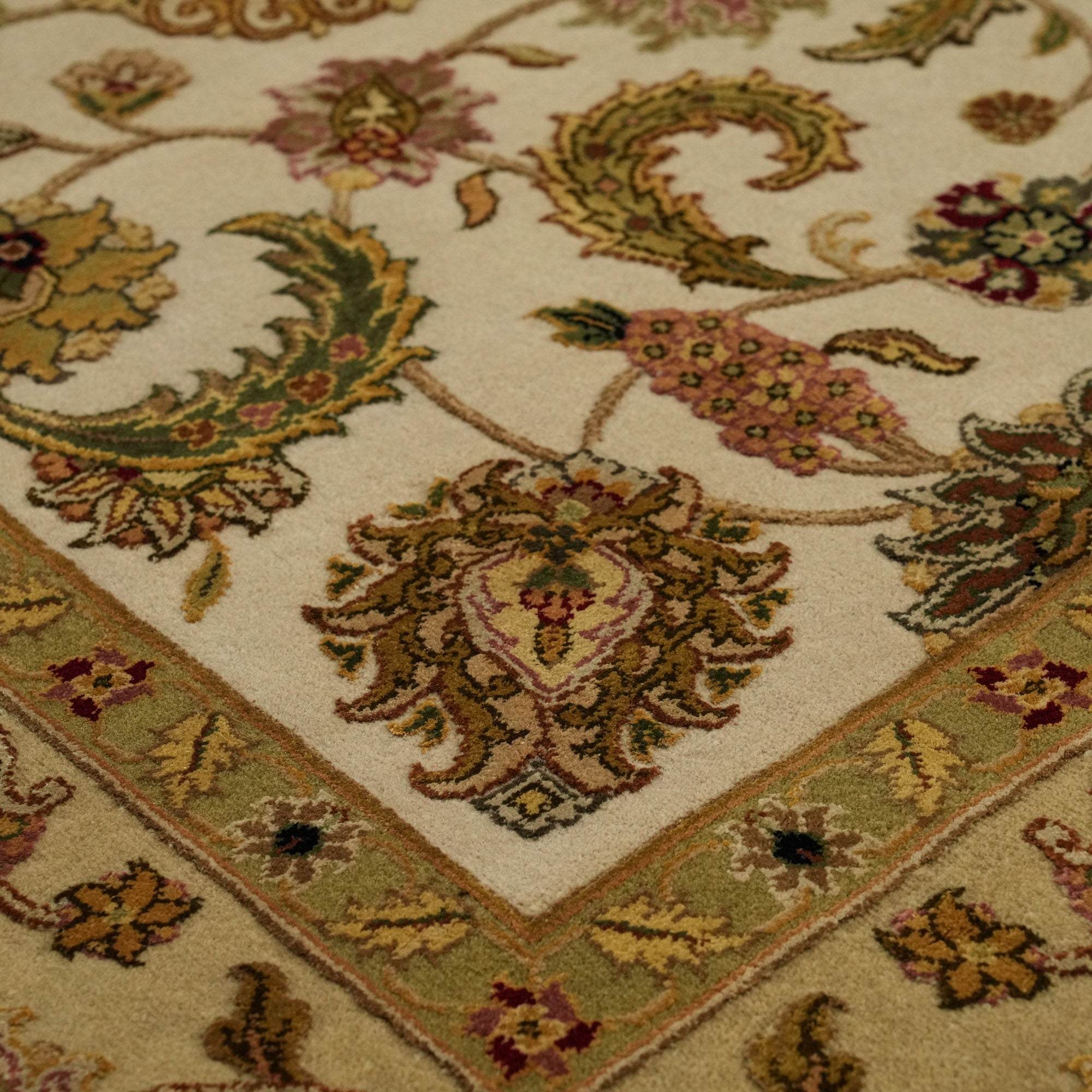 Jaipur Series Hand Woven Silk Gray - Brown Carpet