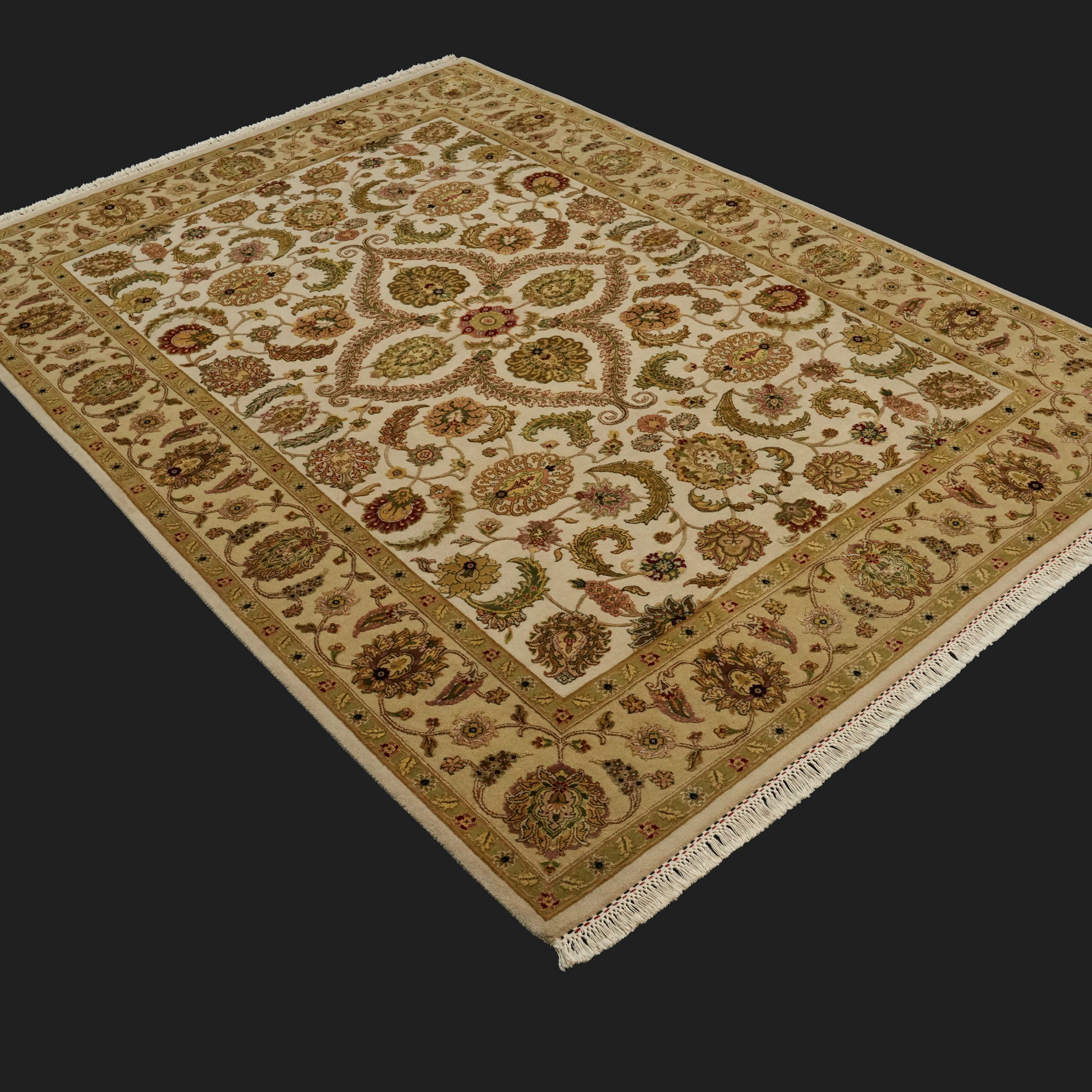 Jaipur Series Hand Woven Silk Gray - Brown Carpet