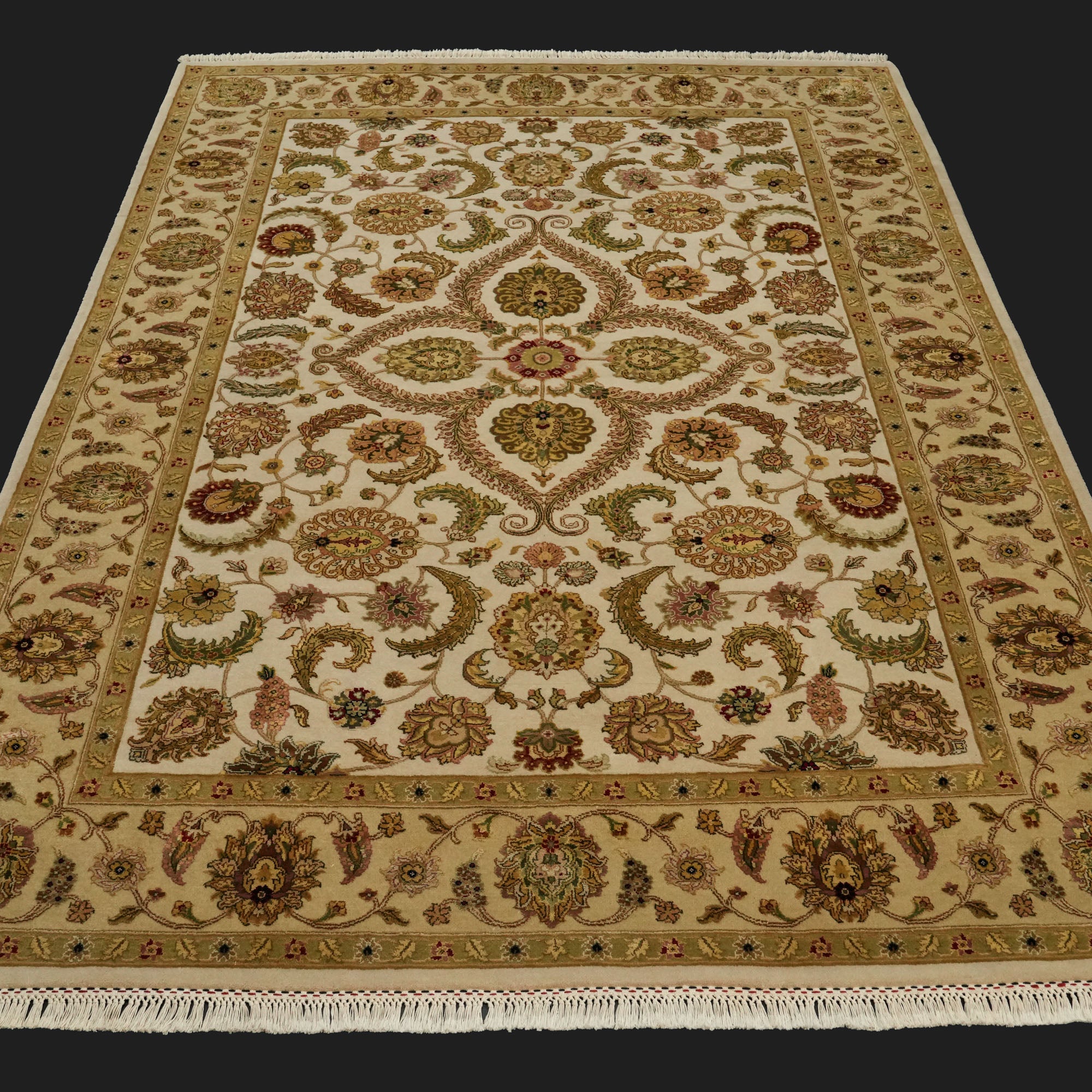 Jaipur Series Hand Woven Silk Gray - Brown Carpet