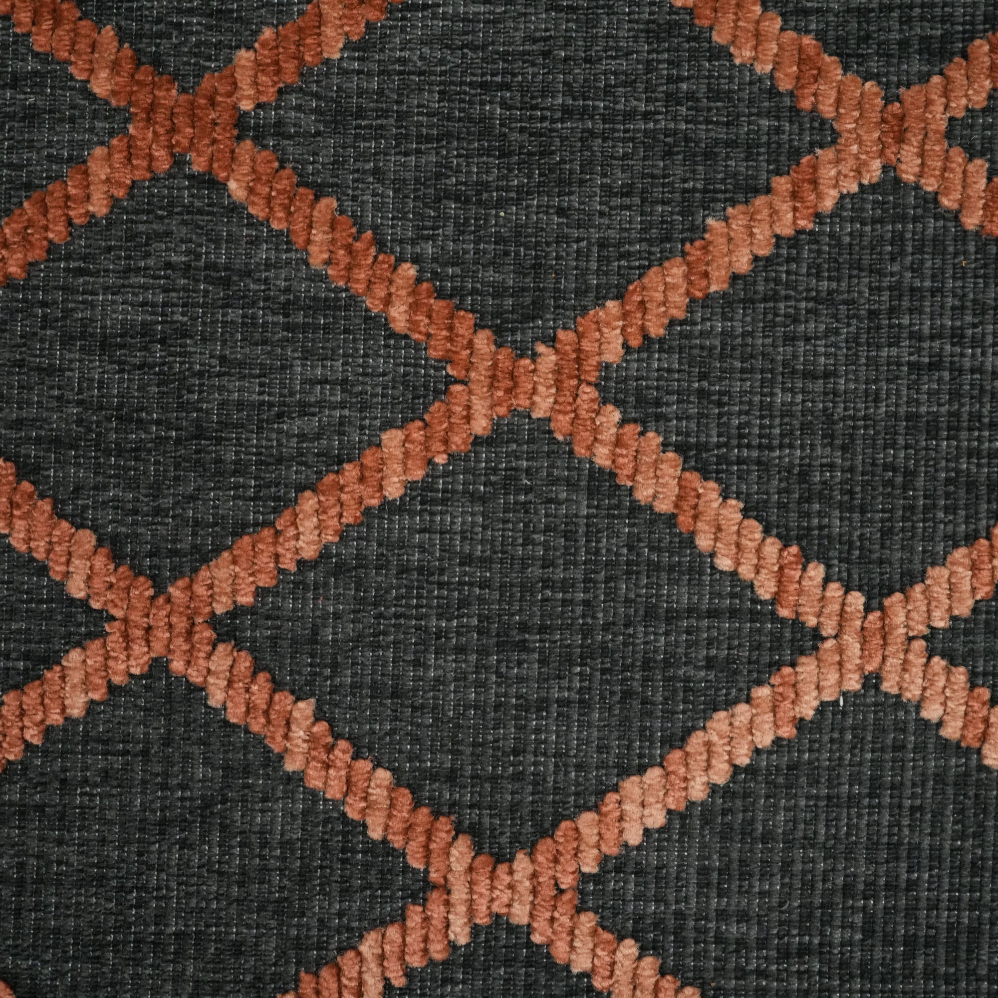 Jakarta Series Geometric Patterned Anthracite Carpet