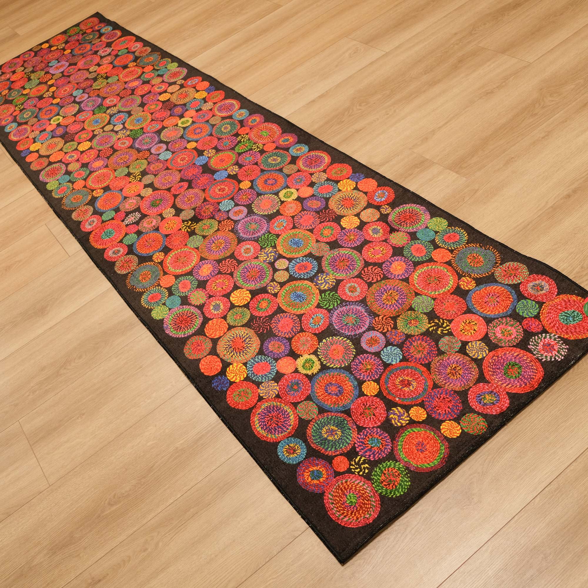 Luna Geometric Pattern Digital Print Carpet