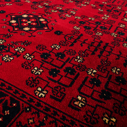 Nostalgia Afghan Design Machine Woven Carpet