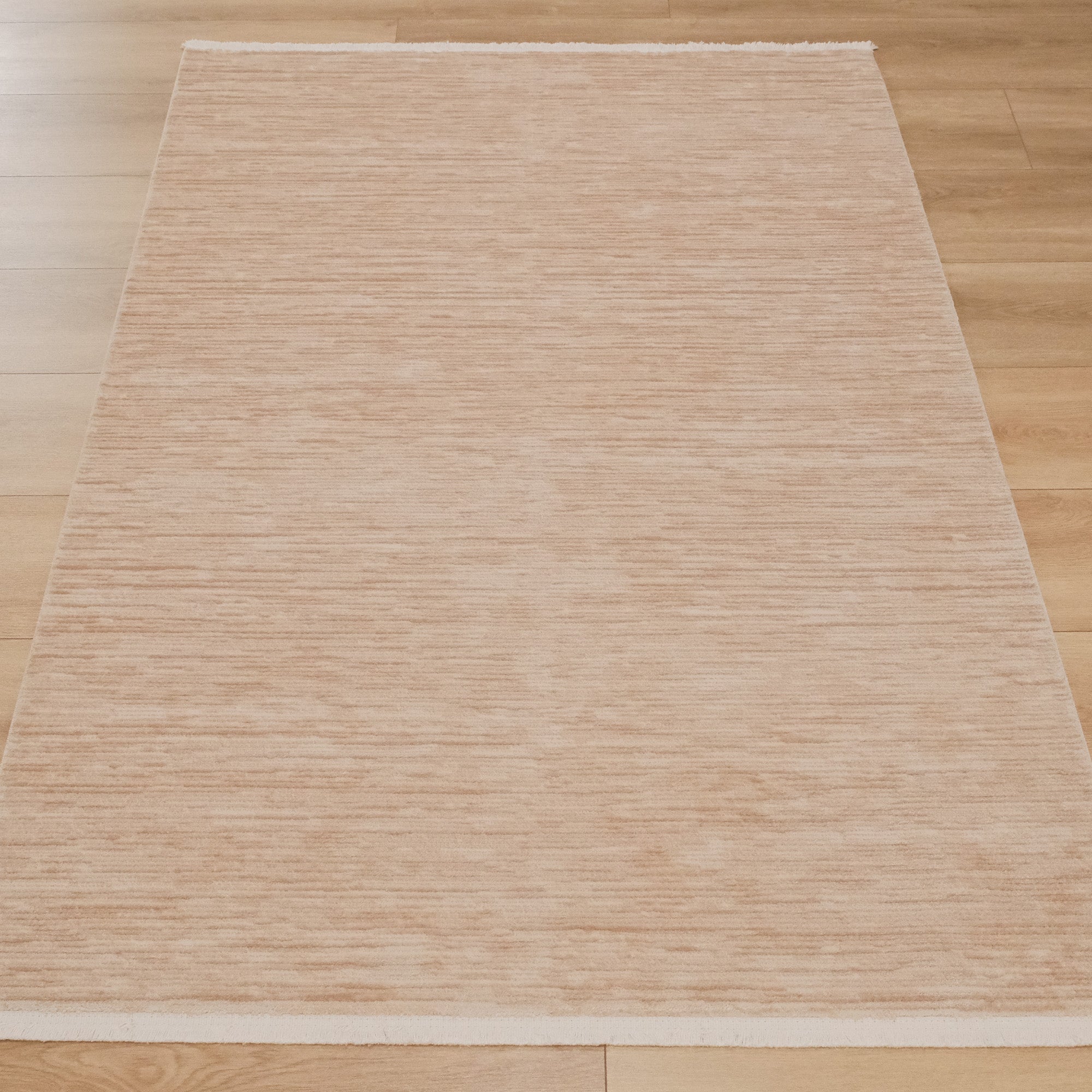 Nova Series Plain Patterned Synthetic Beige Carpet