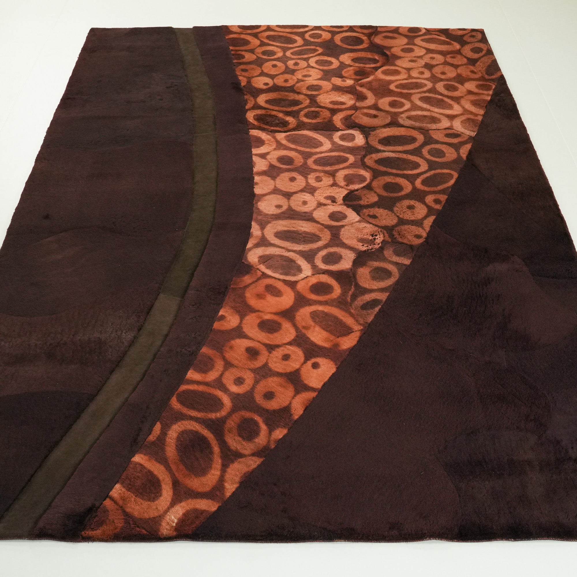 Abstract Design Leather - Cowhide Carpet