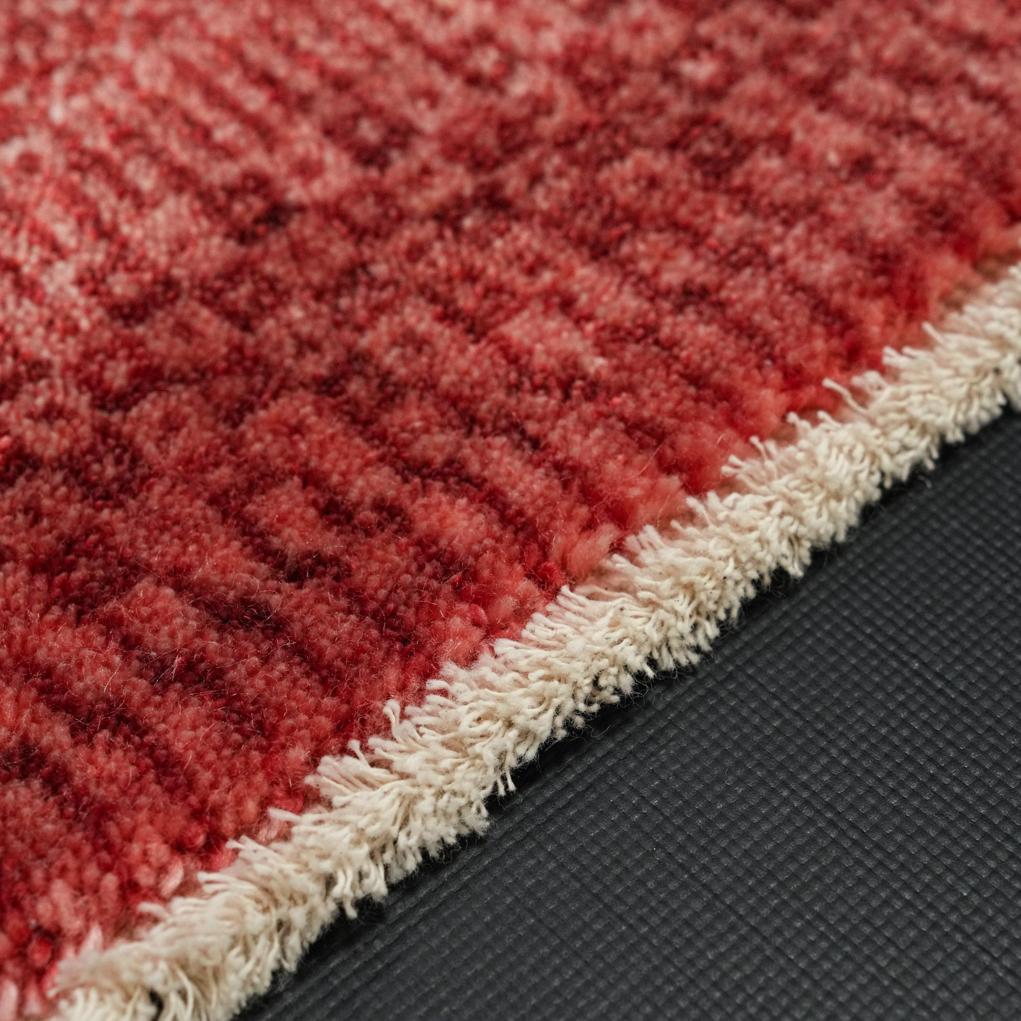 Taftan Series Geometric Patterned Red Special Loom Carpet